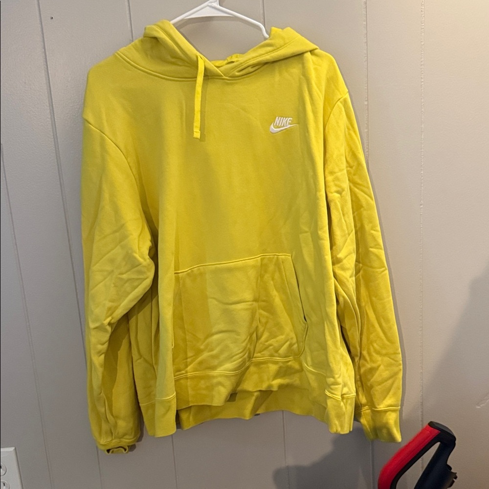 Nike Vibrant Yellow Pullover Hoodie